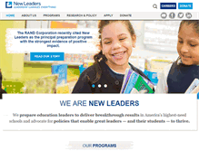 Tablet Screenshot of newleaders.org
